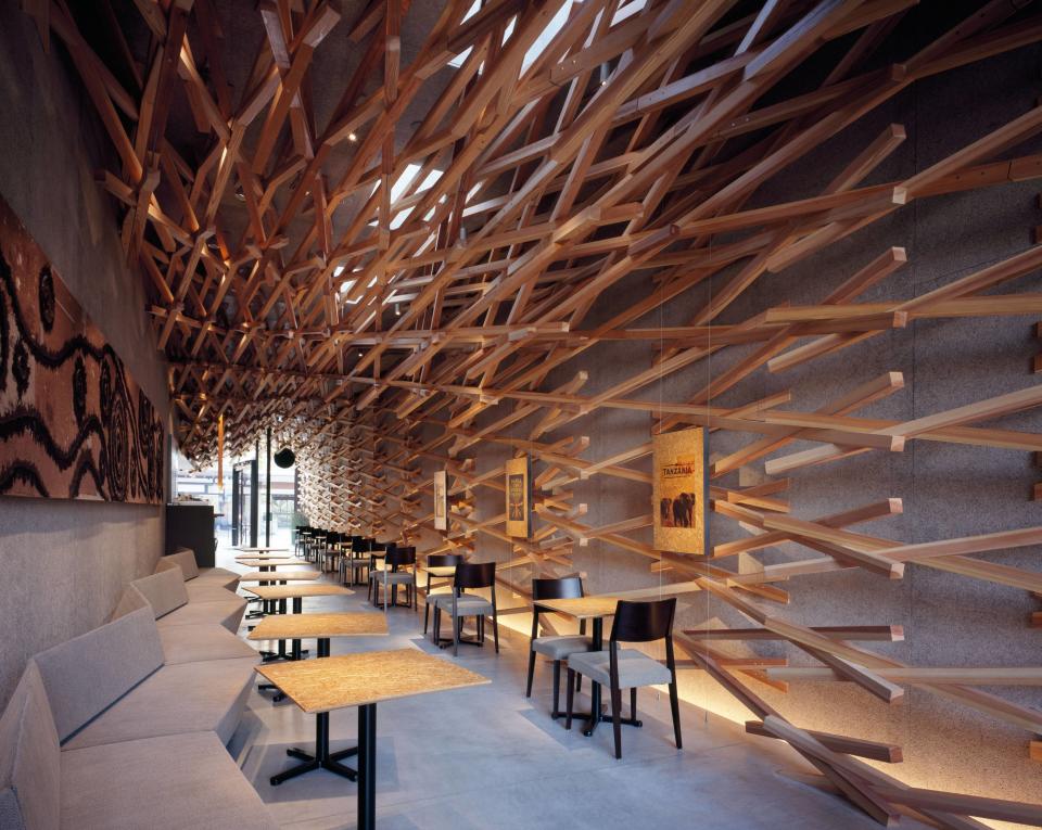 Kengo Kuma designs the world's most peaceful Starbucks