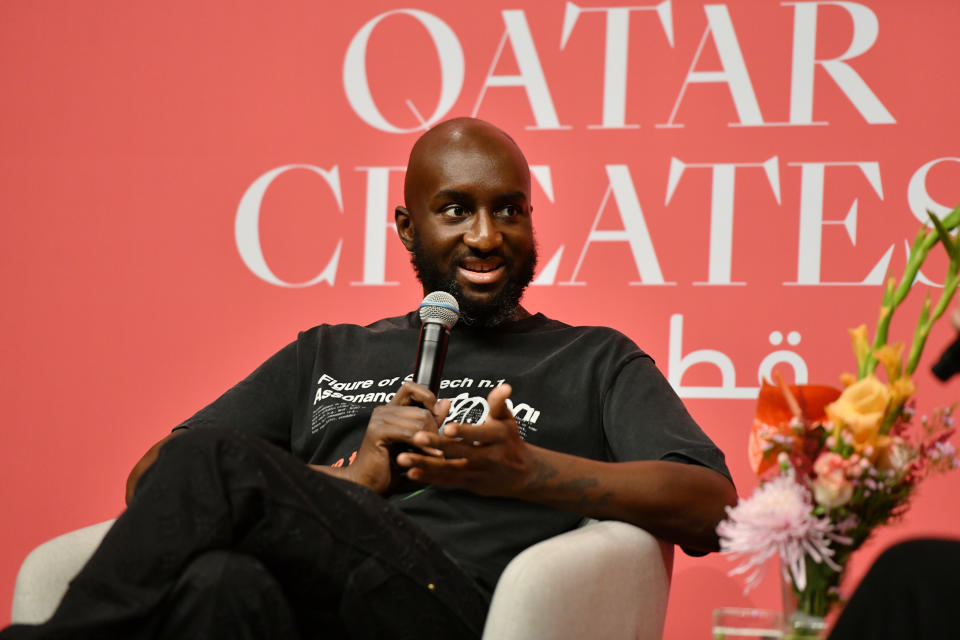 DOHA, QATAR – NOVEMBER 04: Virgil Abloh (pictured) on November 4, 2021. Photo by Craig Barritt/Getty Images for Qatar Museums.