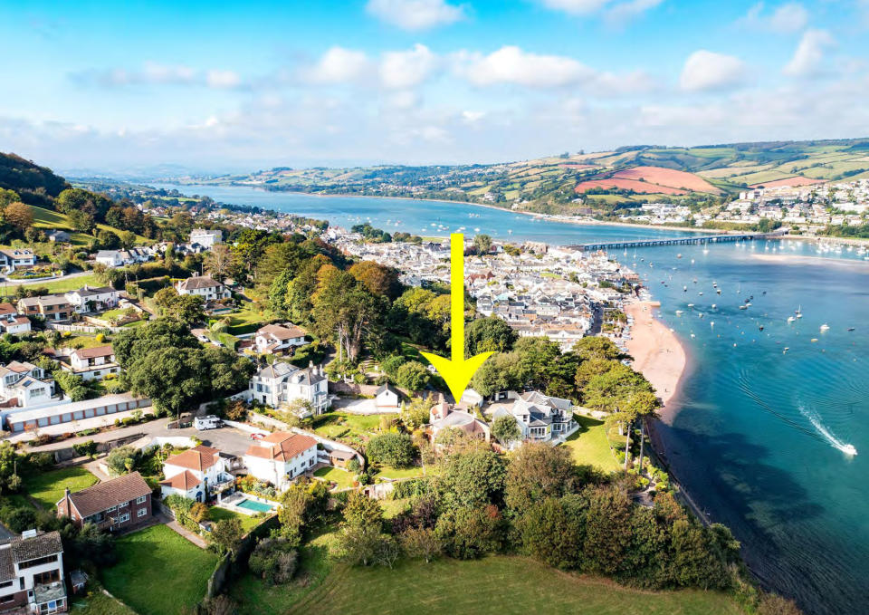 Dream location! The house is situated right by the sea. (Bradleys Estate Agents/SWNS)    