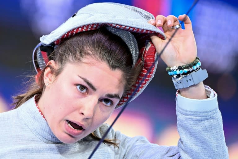 Olympic fencing champion Sofia Pozdniakova is the daughter of Russian Olympic Committee president Stanislav Pozdniakov (Kirill KUDRYAVTSEV)