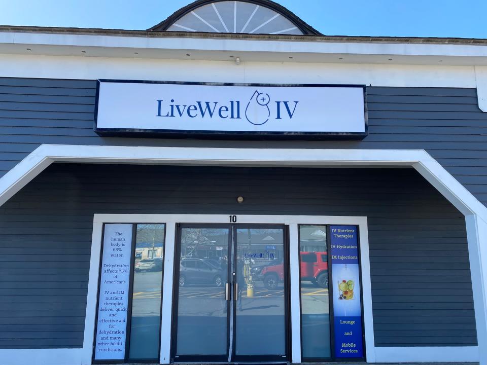 Live Well IV Hydration Lounge, Inc. is located in the plaza at 1470 New State Highway in Raynham.