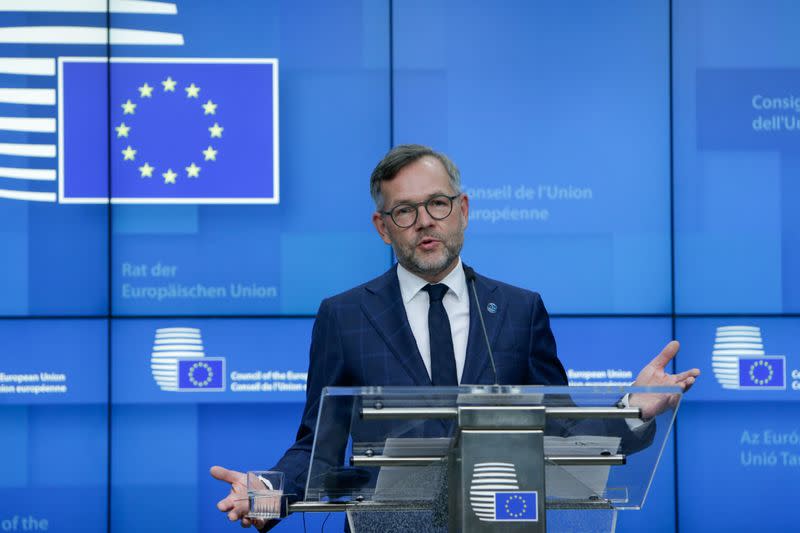 News conference after the General Affairs Council at the European Council Headquarters in Brussels