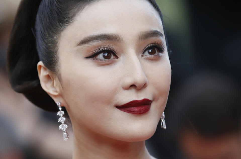 Fan Bingbing, one of China’s best-known starlets and a rising Hollywood star. Source: AP