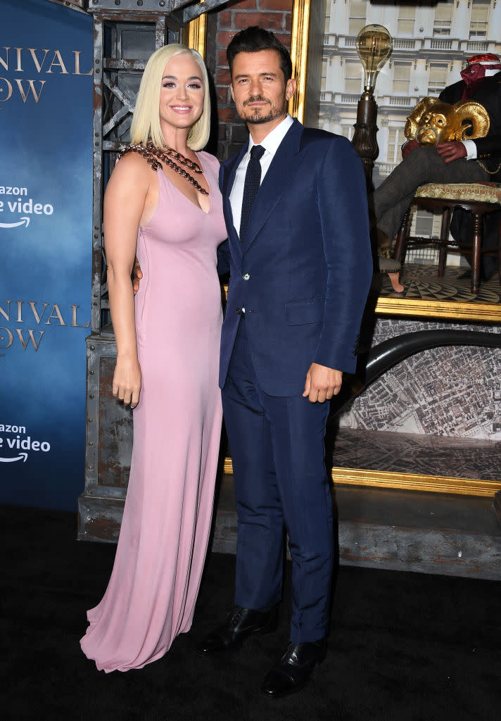 The soon-to-be newlyweds made a rare red carpet appearance last night [Photo: Getty]