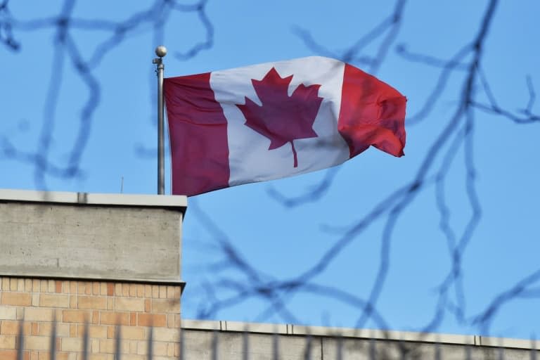 Le drapeau canadien. PHOTO D'ILLUSTRATION - GREG BAKER © 2019 AFP