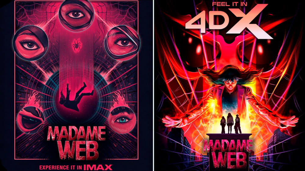  Madame Web posters. 