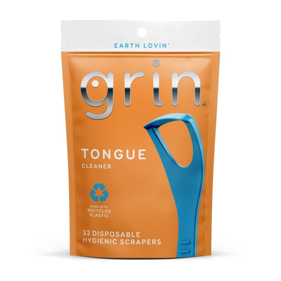 <p><a href="https://go.redirectingat.com?id=74968X1596630&url=https%3A%2F%2Fwww.target.com%2Fp%2Fgrin-oral-care-tongue-cleaner-32ct%2F-%2FA-82522699&sref=https%3A%2F%2Fwww.prevention.com%2Fhealth%2Fg44641706%2Fbest-tongue-scraper%2F" rel="nofollow noopener" target="_blank" data-ylk="slk:Shop Now;elm:context_link;itc:0;sec:content-canvas" class="link ">Shop Now</a></p><p>Tongue Cleaner </p><p>$3.69</p><p>target.com</p><span class="copyright">Grin</span>