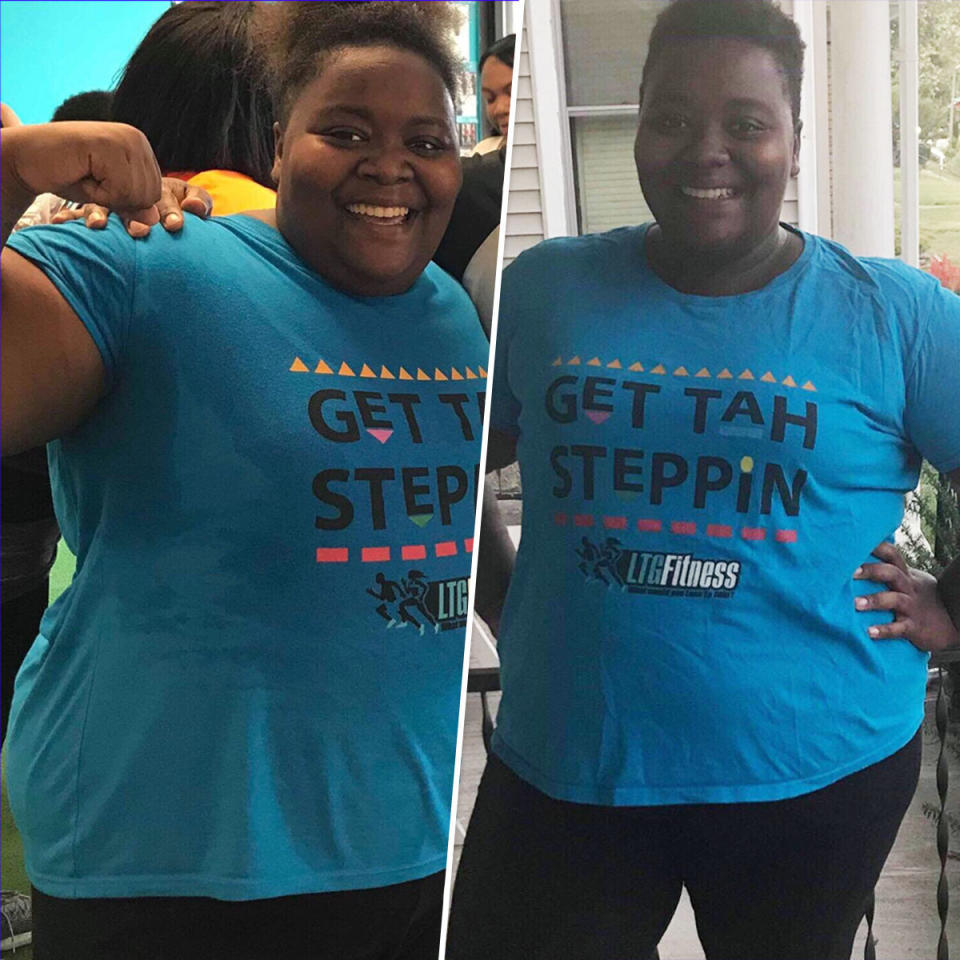 Since December 2018, 29-year-old Jewel Hall has lost 75 pounds through a cardio exercise program called Xtreme Hip-Hop with Phil. (Jewel Hall)