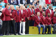 The NFL honors the Top 100 prior to Super Bowl LIV between the San Francisco 49ers and the Kansas City Chiefs at Hard Rock Stadium on February 02, 2020 in Miami, Florida. (Photo by Rob Carr/Getty Images)