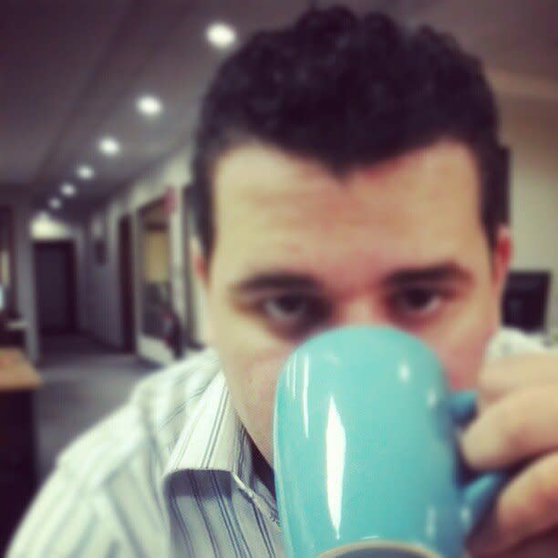 working, coffee, office, tired, employee