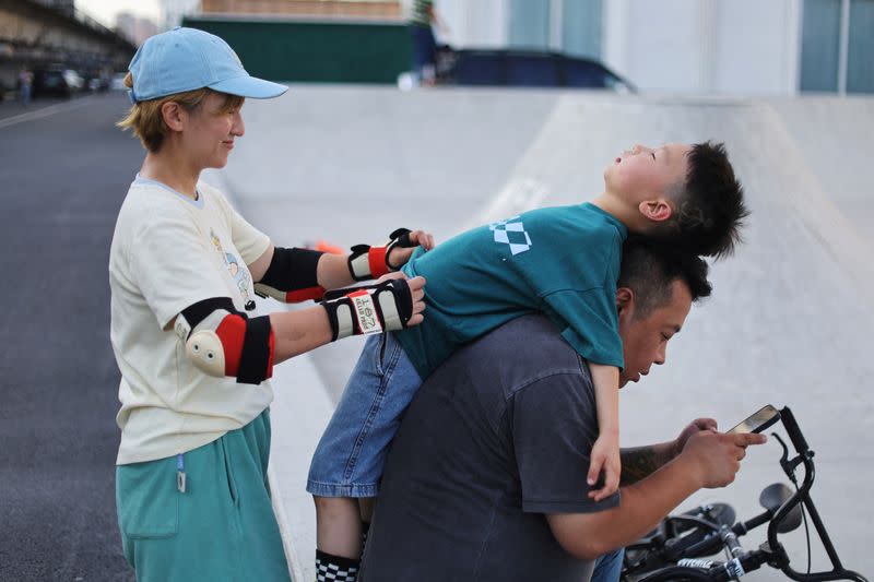 The Wider Image: Amid COVID shutdowns, Chinese women flock to skateboarding