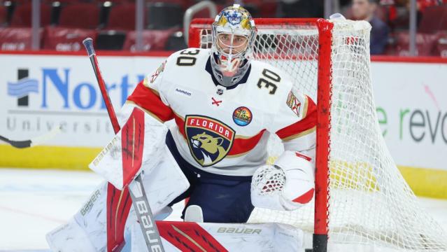 Panthers' Spencer Knight returns to ice for first time since entering the  NHL/NHLPA player assistance program