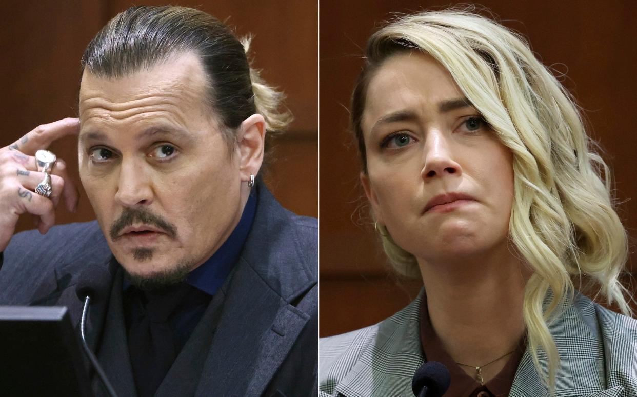 Johnny Depp Amber Heard - AP