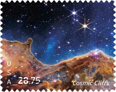 Space Animals Stamp, Funny Gift Ideas, Postage Stamps - Postage Stamp -  Sticker