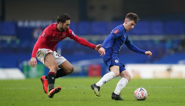 Billy Gilmour (right) is in regular first-team contention