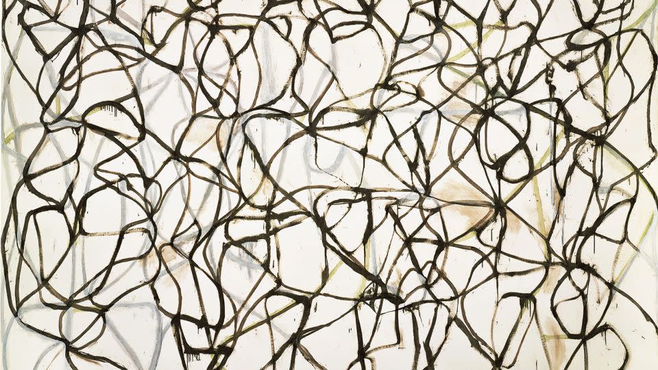 "Cold Mountain 6 (Bridge)" (1989-91) by Brice Marden. - Brice Marden/Gagosian