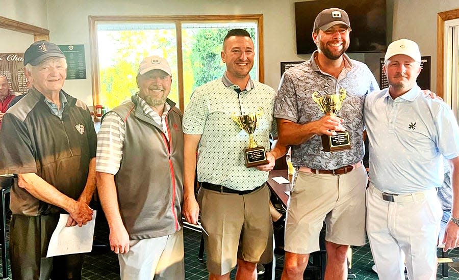 A highly-competitive field battled it out for top honors at the Honesdale Golf Club's 2023 Member-Guest tournament. Pictured are (from left): Robert Simons, Eric Williams, Jeff Tamblyn, Eamon Evans, Dr. Matt Haley.