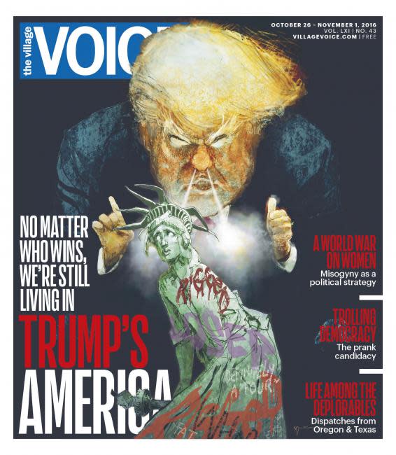 The Village Voice newspaper published between 1955 and 2018.