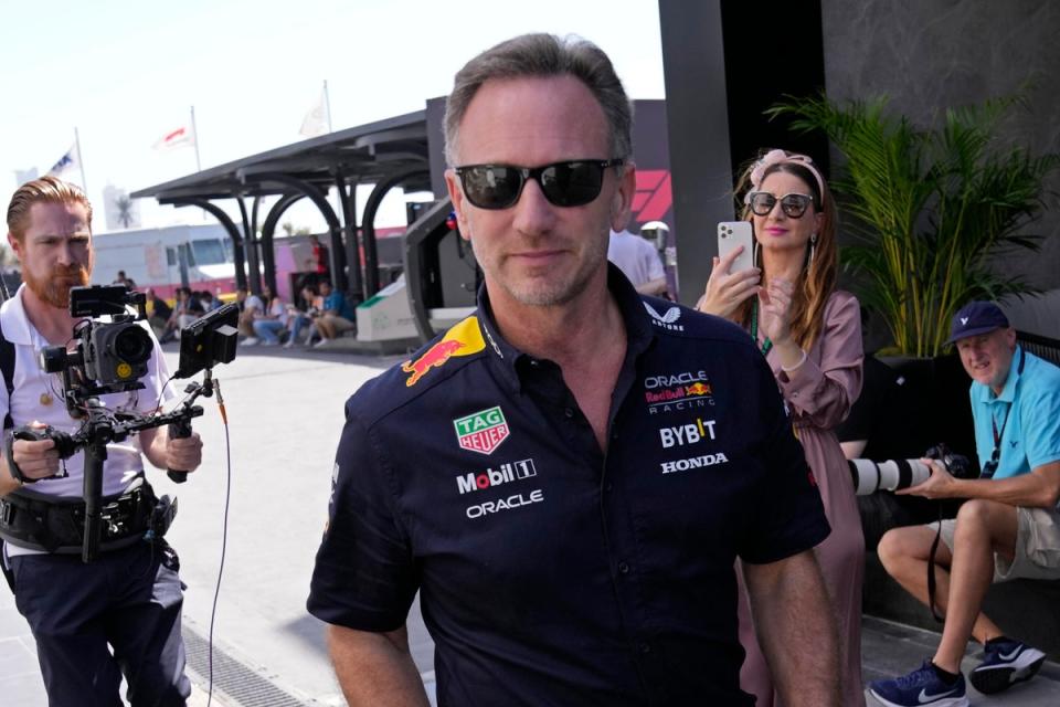 Christian Horner’s accuser has been suspended by Red Bull (AP)