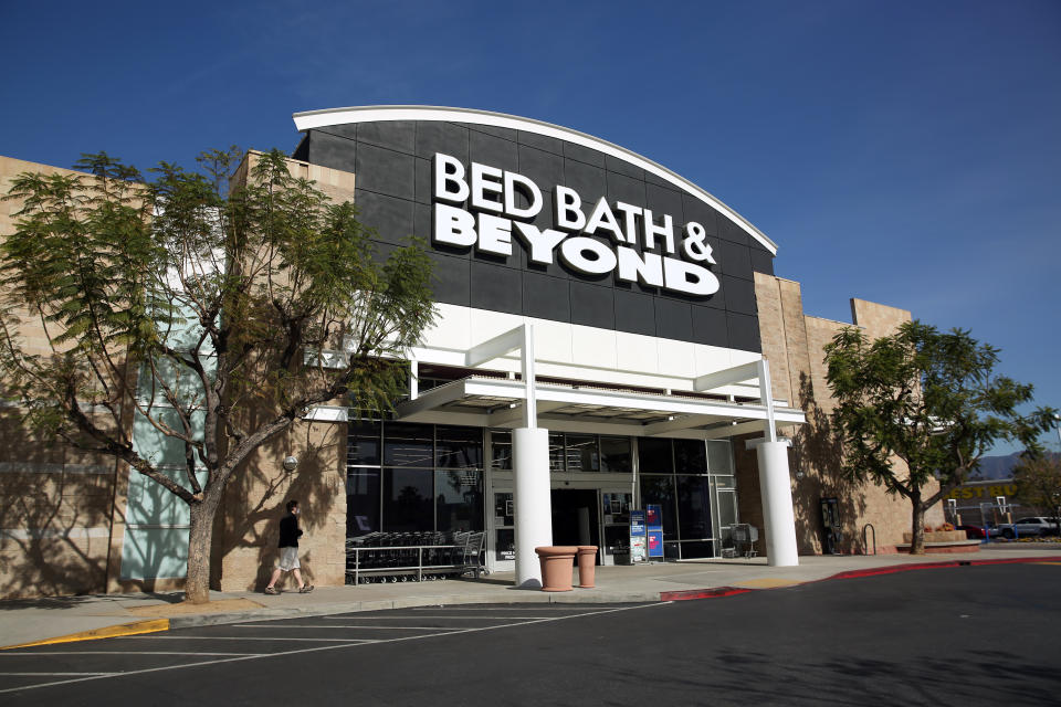 LOS ANGELES, CA - JANUARY 28: A Bed, Bath & Beyond is photographed in Pasadena on Thursday, Jan. 28, 2021 in Los Angeles, CA. (Dania Maxwell / Los Angeles Times via Getty Images)