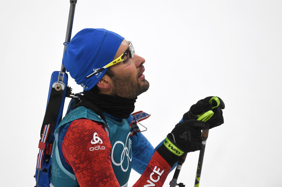 Pas de médaille pour Fourcade lors de l’individuel (AFP).