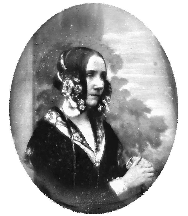 A rare photograph of Ada Lovelace. Daguerreotype by Antoine Claudet.