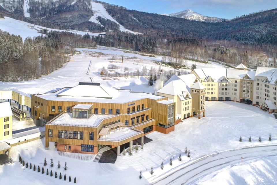 You can ski right into the Club Med Tomamu resort. Source: Supplied