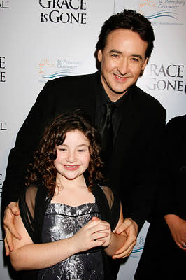 John Cusack and Grace Bednarczyk at the Los Angeles premiere of The Weinstein Company's Grace is Gone