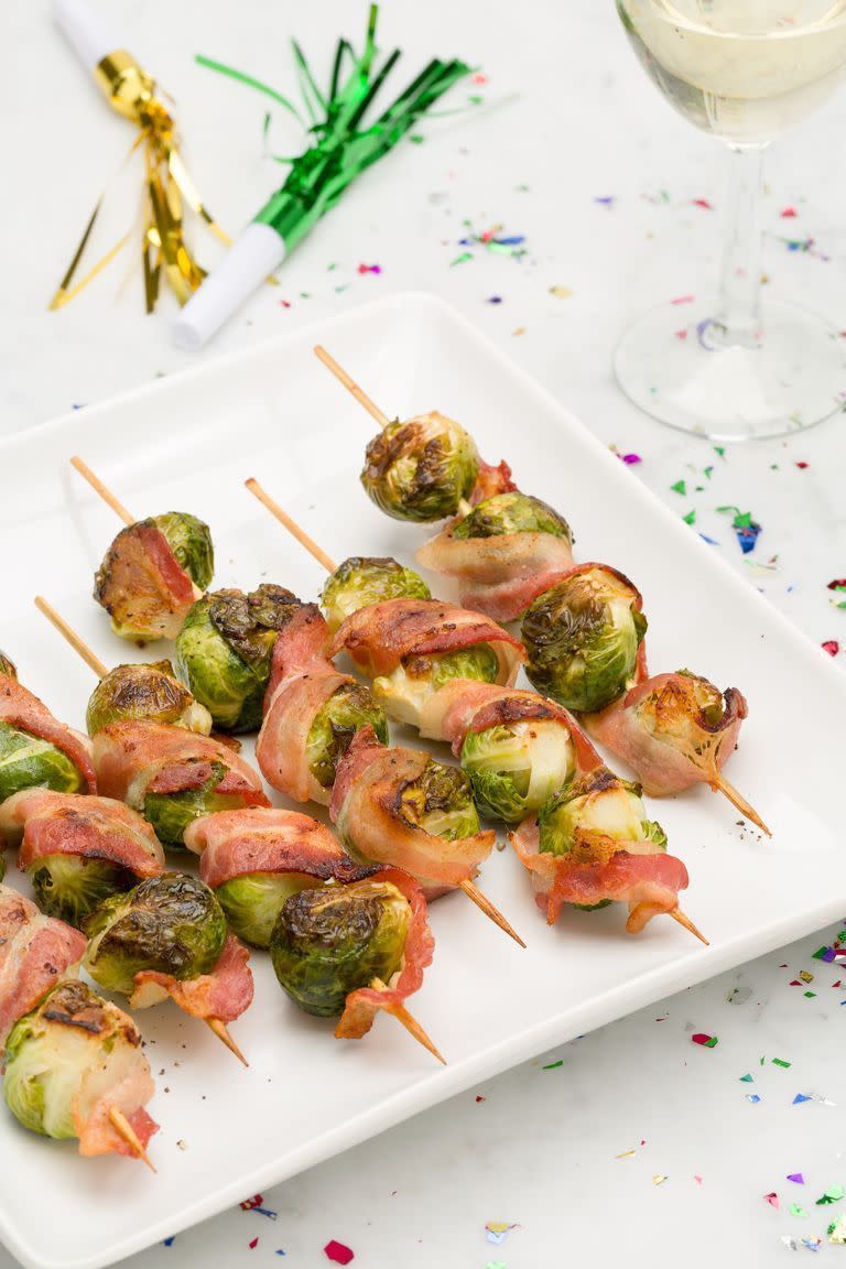 Bacon Brussels Sprouts Skewers