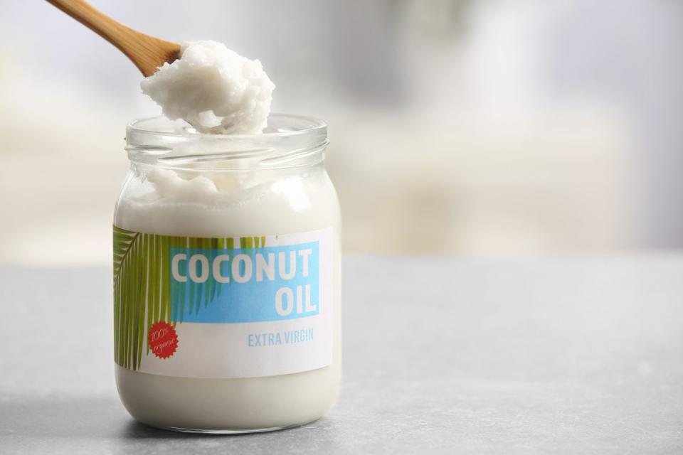 <p>Coconut oil is another great shortening substitute. It has a similar texture and is also vegan, too. You can swap it in one-for-one, but just remember that it will likely give your baked goods a very slight coconut flavor.</p><p><a class="link " href="https://go.redirectingat.com?id=74968X1596630&url=https%3A%2F%2Fwww.walmart.com%2Fsearch%2F%3Fquery%3Dwooden%2Bspoons&sref=https%3A%2F%2Fwww.thepioneerwoman.com%2Ffood-cooking%2Fcooking-tips-tutorials%2Fg34577150%2Fshortening-substitute%2F" rel="nofollow noopener" target="_blank" data-ylk="slk:SHOP WOODEN SPOONS;elm:context_link;itc:0;sec:content-canvas">SHOP WOODEN SPOONS</a></p>