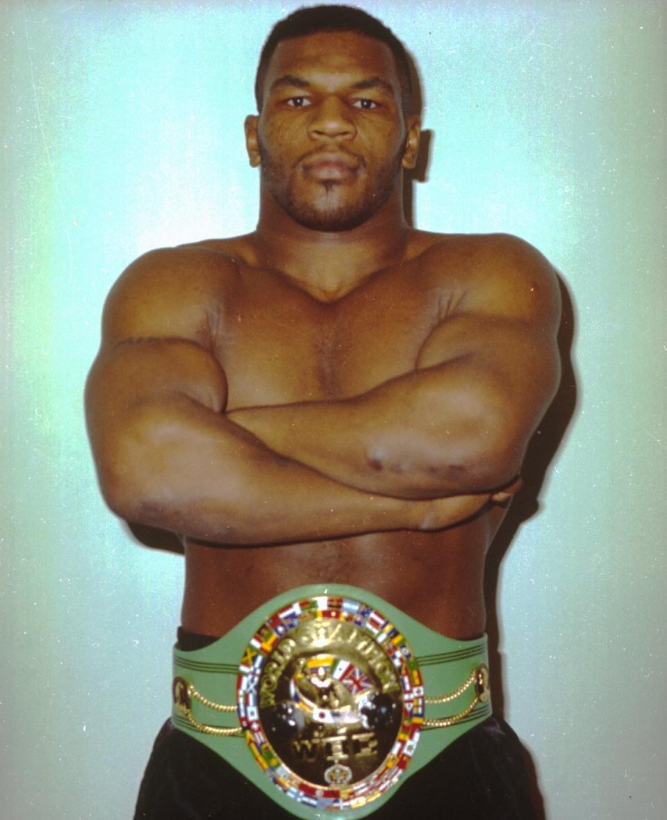 "For a boxing champion, when you look your belt, it reminds you of all the gym time, all the sparring, all the road work, the sacrifices, and most of all, the punches you took to win it," Tyson said. "But, having the title belt makes all that pain and effort worth it. Many of the families of those champions had to go through their own personal hell as well. As the wife, brother or father of a fighter, you witness firsthand the result of all the training, all the sparring, all the black eyes, cuts and bruises. But, when you look at the belt you know that your husband, your brother, or your son, is now champion of the world. A world boxing title is fleeting, every time you enter the ring, your family knows that one punch could mean the end. It’s the only sport where the end could happen that abruptly."