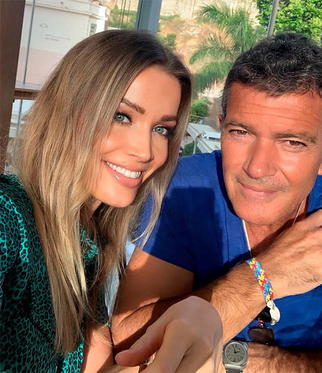 Antonio Banderas y Nicole Kimpel