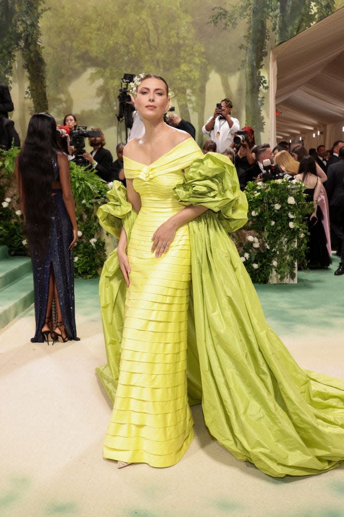 Maria Sharapova attends the 2024 Met Gala