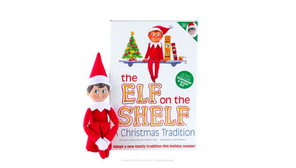 The good ol' Elf on the Shelf is back, but he's elusive. Find him right now at Walmart! (Photo: Walmart)