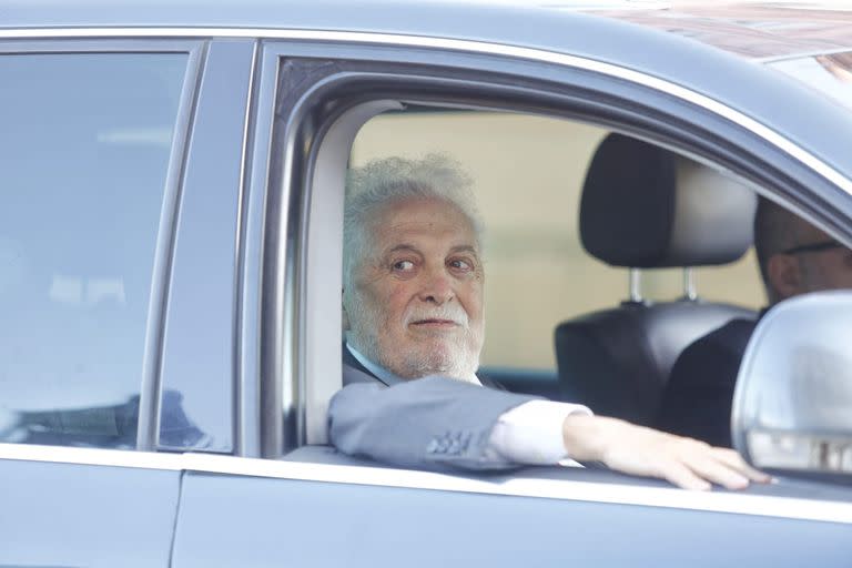 González García entra a Casa Rosada para el homenaje