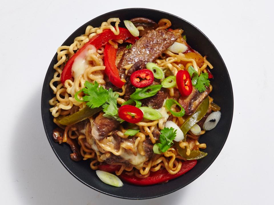 Teriyaki Cheesesteak Ramen