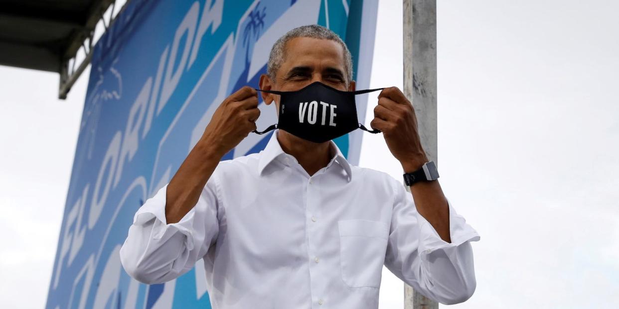obama mask  vote