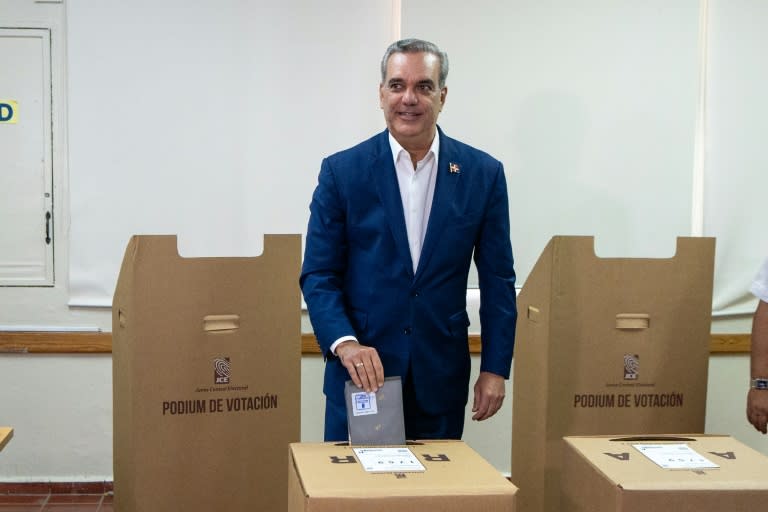 El presidente Luis Abinader es favorito a la reelección (Francesco SPOTORNO)