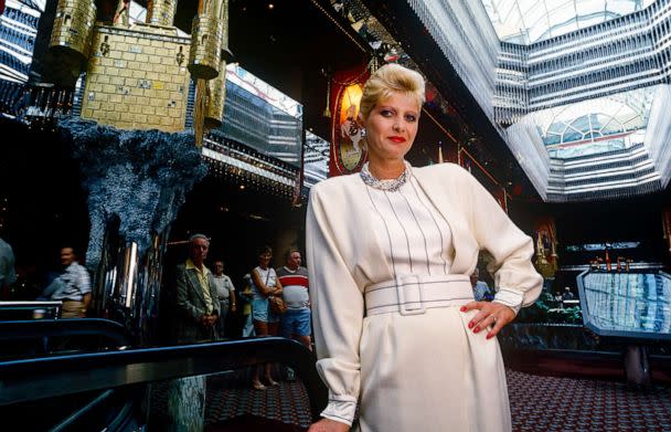 PHOTO: Ivana Trump, Donald Trump's first wife, in lobby of Trump Casino in Atlantic City, 1987. (Joe McNally/Getty Images)