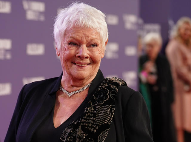 Dame Judi Dench attending the European premiere of Allelujah during the BFI London Film Festival 2022 at the Royal Festival Hall, Southbank Centre, London. Picture date: Sunday October 9, 2022.
