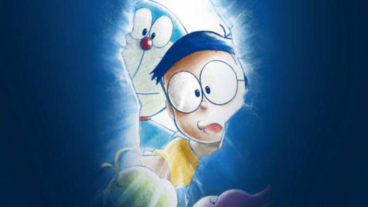 Imagen de Doraemon: el nuevo dinosaurio de Nobita (videojuego de Nintendo Switch) <a href="https://www.nintendolife.com/news/2019/11/doraemon_nobitars_new_dinosaur_announced_for_nintendo_switch" rel="nofollow noopener" target="_blank" data-ylk="slk:Nintendo;elm:context_link;itc:0;sec:content-canvas" class="link ">Nintendo</a>, <a href="http://creativecommons.org/licenses/by/4.0/" rel="nofollow noopener" target="_blank" data-ylk="slk:CC BY;elm:context_link;itc:0;sec:content-canvas" class="link ">CC BY</a>