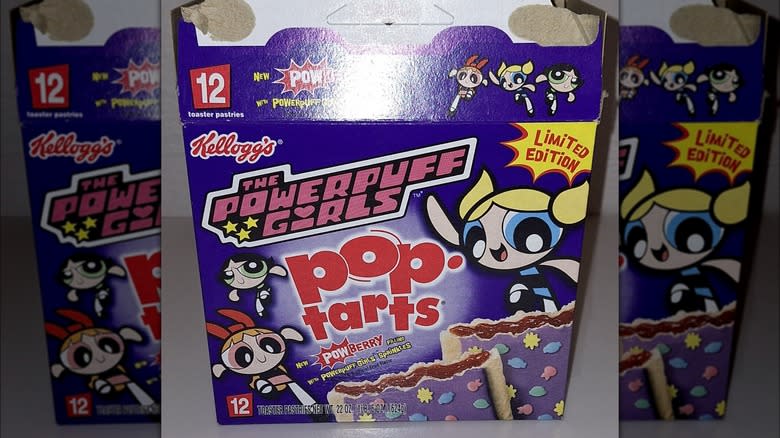 A box of Powerpuff Girls Pop-Tarts