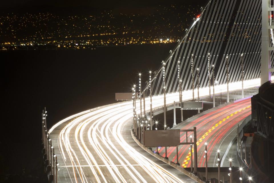 Bay Bridge opens to traffic