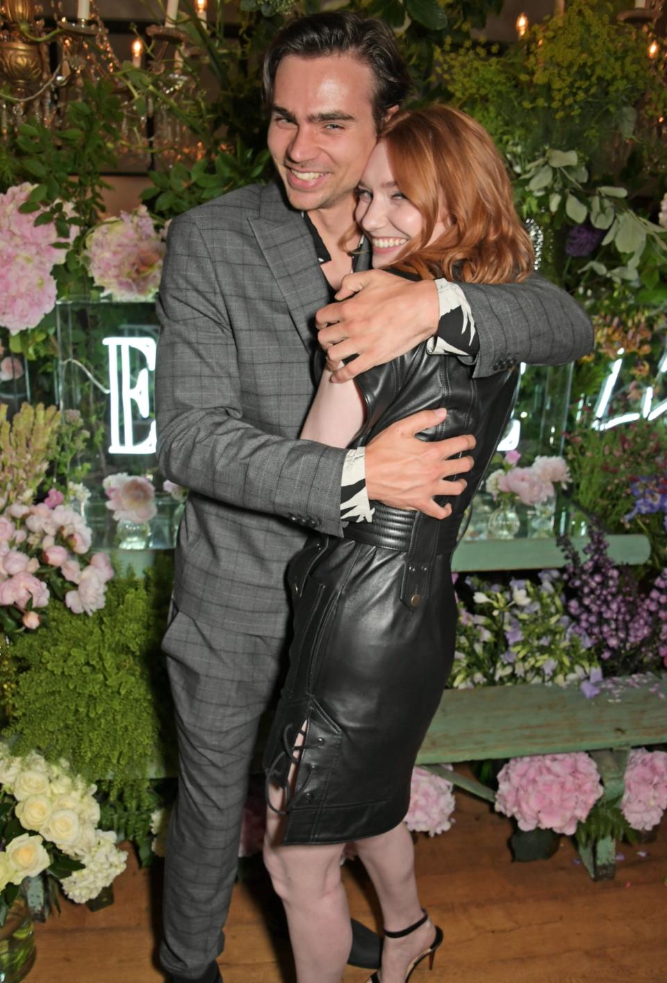 Eleanor Tomlinson and Tom York celebrating THE ELLE LIST 2019 in association with MAGNUM (Dave Benett)