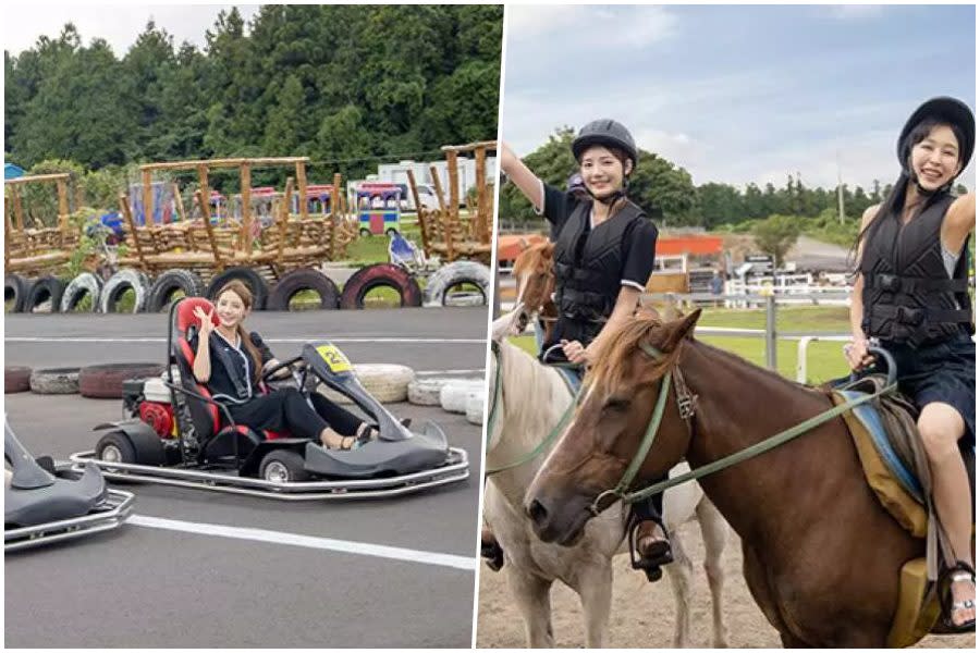 Korea Jeju Ranch Cafe Delekoomda Go-Kart & Horseback Riding Experiences (Photo: Kkday)