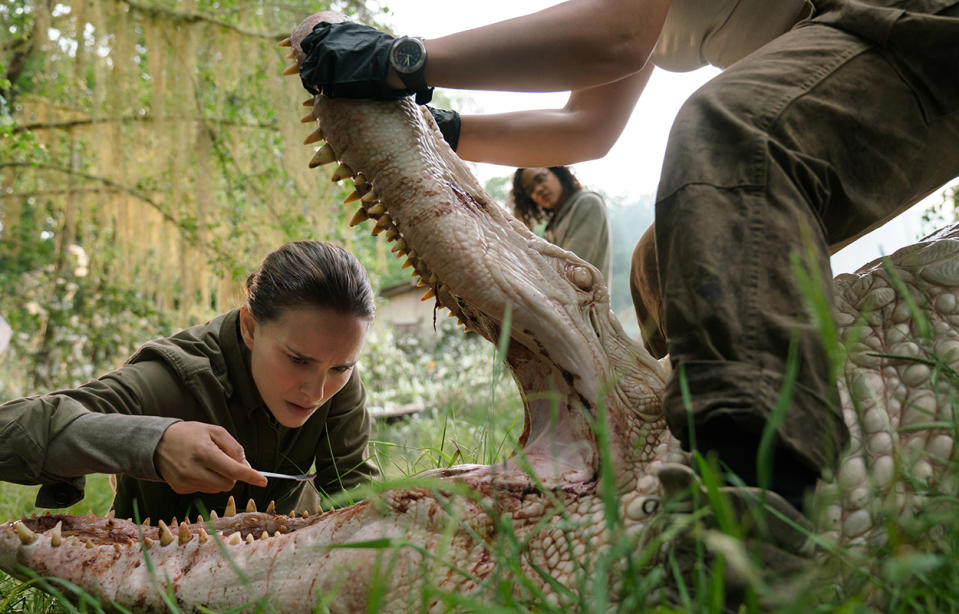 <p>Hollywoodstar Natalie Portman spielt in der Verfilmung des gleichnamigen Science-Fiction-Romans von Jeff VanderMeer eine von vier Wissenschaftlerinnen, die im Rahmen der geheimen Organisation Southern Reach ungewöhnliche Vorgänge aufdecken sollen. Hierzulande gelang dem Streaming-Anbieter Netflix ein Coup: In Deutschland wird der Film gar nicht im Kino laufen, sondern ab 12. März auf der Plattform zu sehen sein.<br>(Foto: ddp/Capital Pictures) </p>