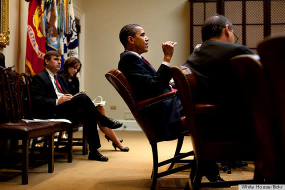 obama leaning chair