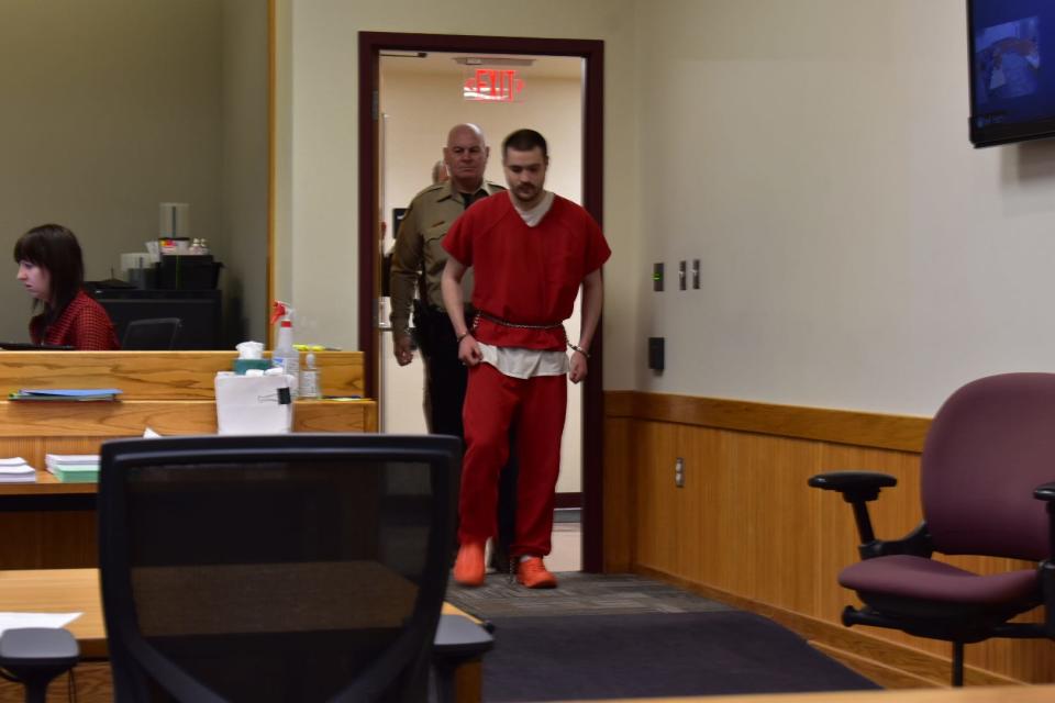 Chance Hallam, 23, who was found guilty of murder for killing his grandparents, was sentenced to life in prison without parole Jan. 26, 2023.