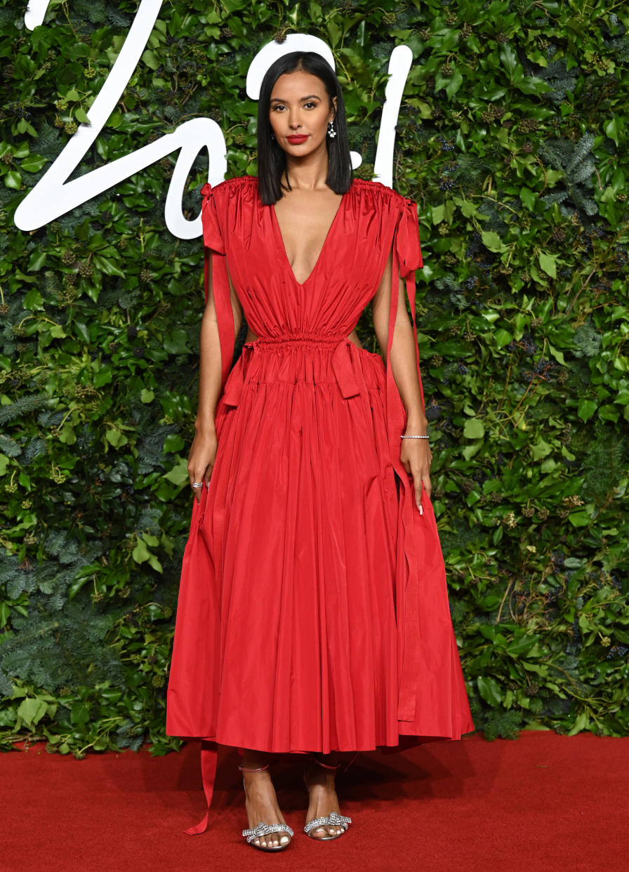 Maya Jama at The Fashion Awards in November, 2021. (Getty Images)