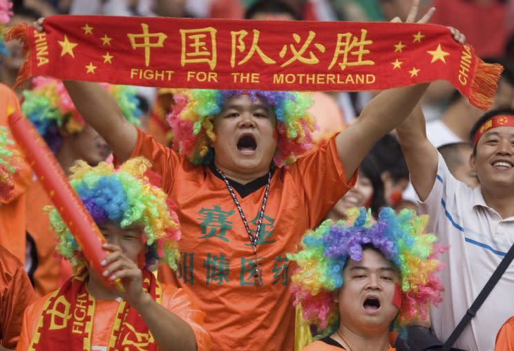 China will die Fußball-Großmacht werden (Bild: AP)